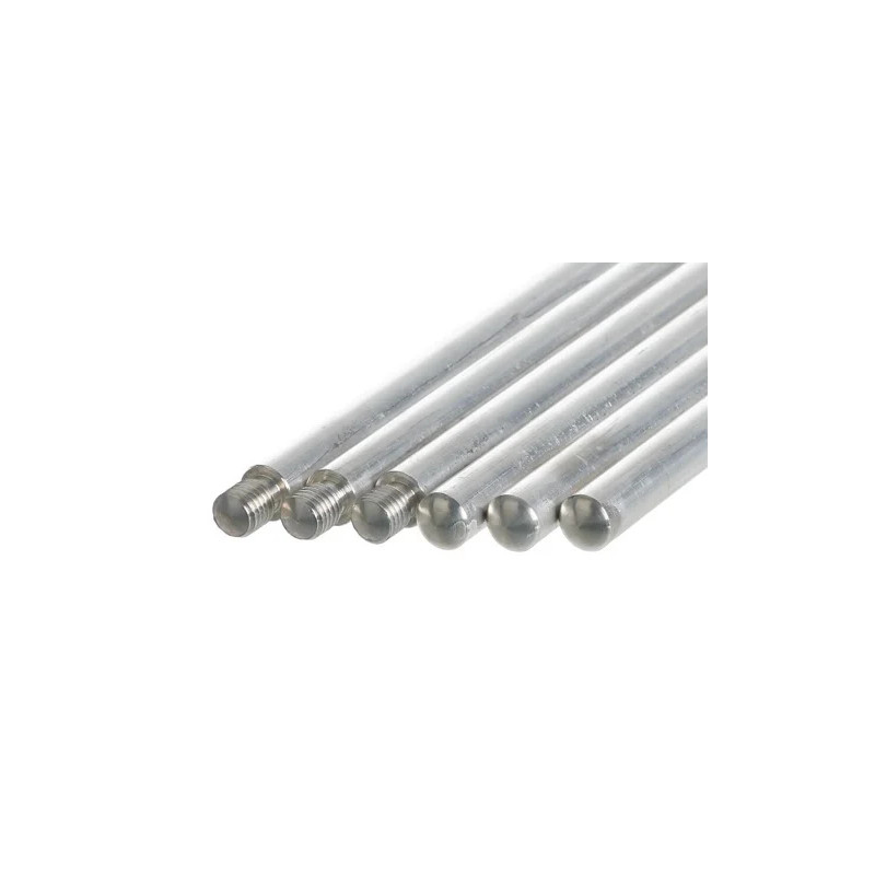 TIGE DE STATIF EN INOX DIAMETRE 12 mm SANS FILETAGE M 10, LONGUEUR 1000 mm