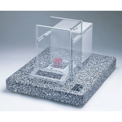 TABLE ANTIVIBRATOIRE VIBRASORB EN GRANITE DIMENSIONS 350 X 350 X 760 mm