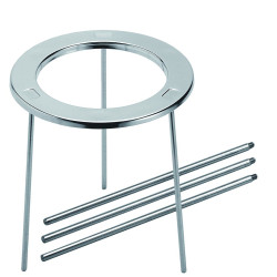 TREPIED DEMONTABLE EN ACIER INOX DIAMETRE 140 mm HAUTEUR 210 mm