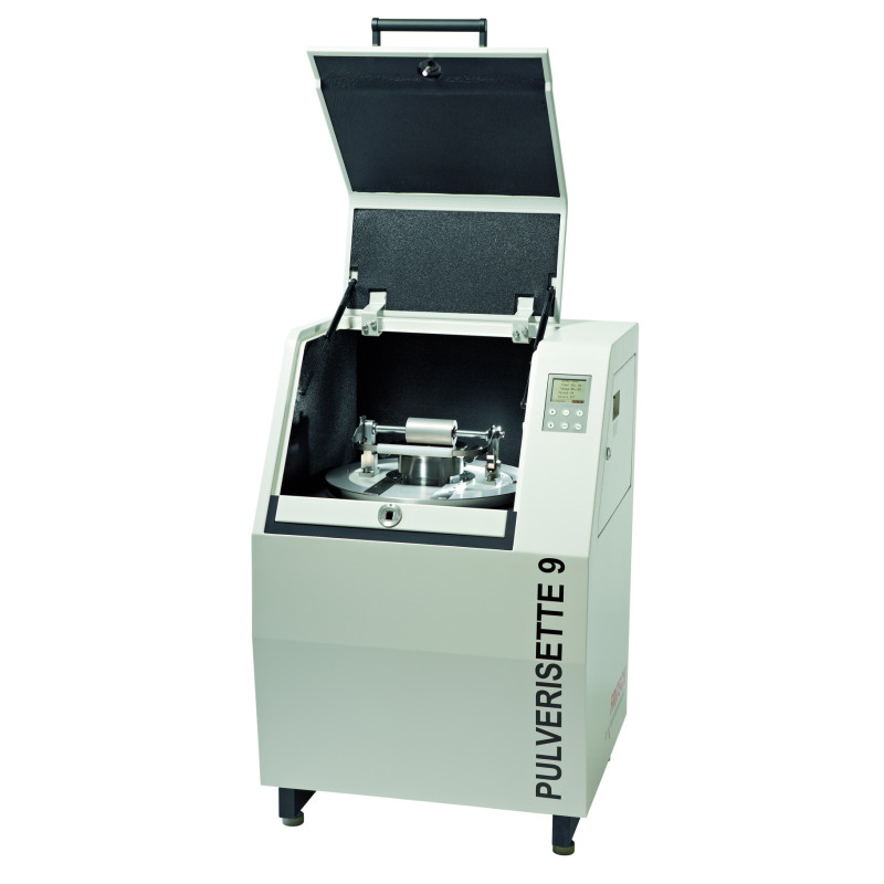 BROYEUR A DISQUES ET ANNEAUX OSCILLANTS FRITSCH PULVERISETTE 9, SANS GARNITURE DE BROYAGE
