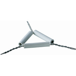 TRIANGLE POUR CREUSET FIL DE FER GALVANISE BRANCHE 60 mm