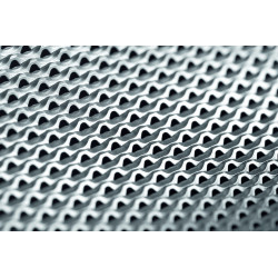 CASSETTE A TAMIS A PERFORATIONS TRAPEZOIDALES POUR PULVERISETTE 19
