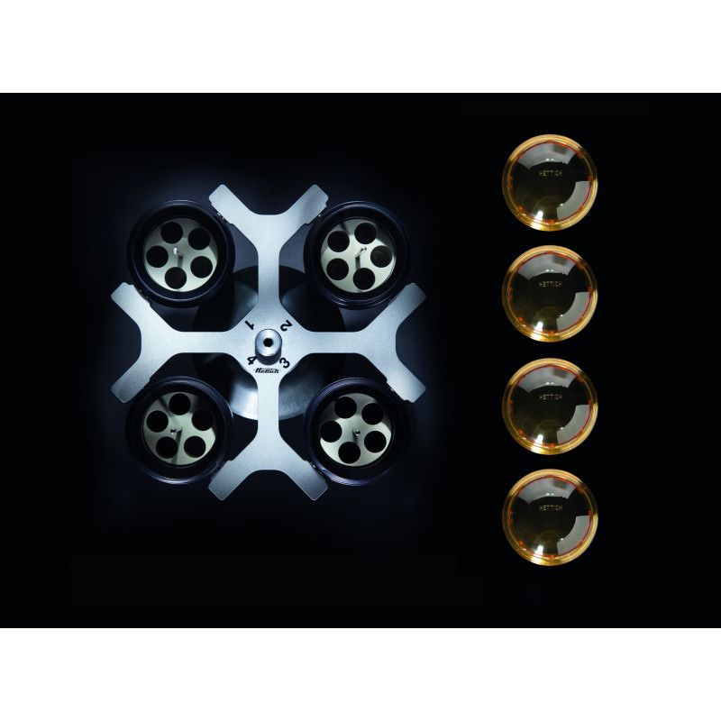 ROTOR LIBRE POUR 4 TUBES 100 ML OU 4 LAMES DE PREPARATION SANS NACELLE POUR CENTRIFUGEUSE ROTOFIX 32 A