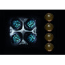 ROTOR LIBRE POUR 4 TUBES 600 ML MAX OU 16 PLAQUES DE MICROTITRATION SANS NACELLES POUR CENTRIFUGEUSE ROTINA 420 / 420 R
