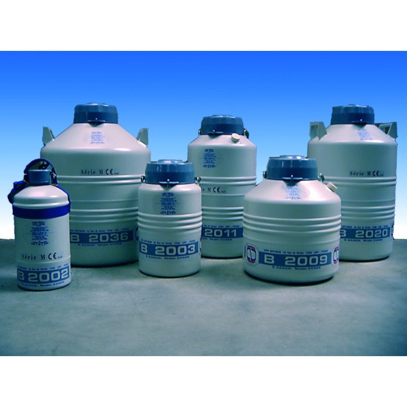 CRYOCONSERVATEUR LONGUE AUTONOMIE CAPACITE UTILE 2 LITRES SERIE B 2000 TYPE B 2002