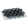 SUPPORT PLATEAU POUR 22 FIOLES 25 ml POUR AGITATEURS UNIMAX 1010/DUOMAX1030/POLYMAX1040