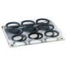 SUPPORT PLATEAU POUR 9 FIOLES 100 ml POUR AGITATEURS UNIMAX 1010/DUOMAX1030/POLYMAX1040