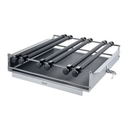 SUPPORT UNIVERSEL AS501.1 AVEC 6 ROULEAUX DE FIXATION REGLABLES POUR AGITATEURS HS / KS 501 DIGITAL