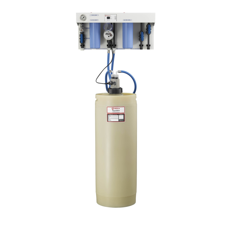PANNEAU DE FILTRATION AVEC 2 CARTERS 10 ET RESISTIVIMETRE AP-TEST 2D