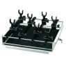 SUPPORT POUR AMPOULES A DECANTER AS501.6 POUR AGITATEUR HS / KS 501 DIGITAL