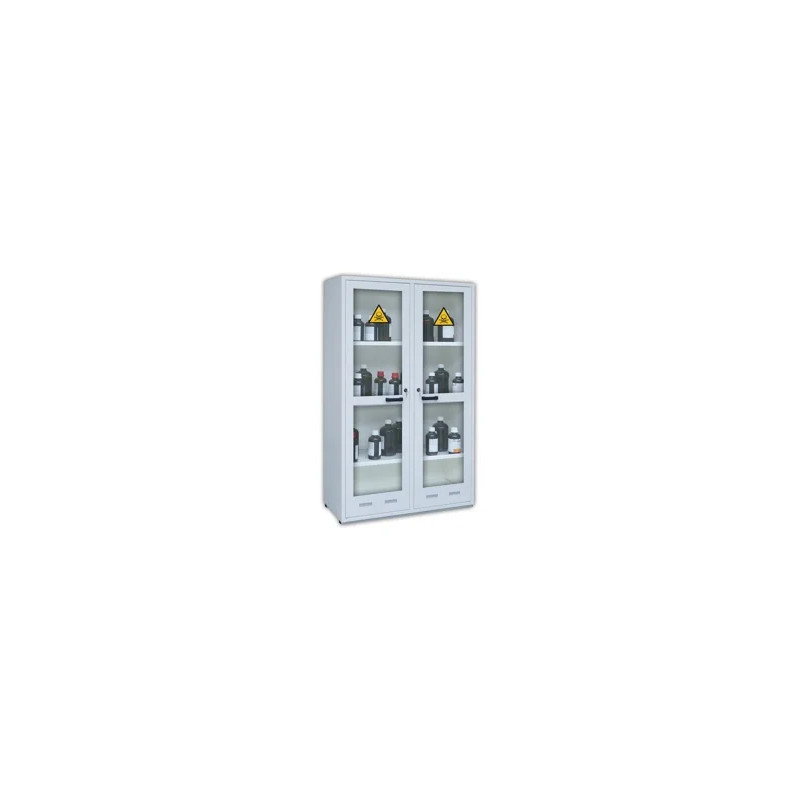 ARMOIRE HAUTE DE SECURITE TRIONYX SERIE 14 , 2 COMPARTIMENTS, 2 x 130 LITRES, 2 PORTES VITREES , 6 ETAGERES