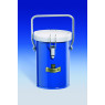 VASE DEWAR AVEC COUVERCLE ET POIGNEE DE TRANSPORT FORME CYLINDRIQUE CAPACITE 3 LITRES