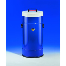 VASE DEWAR DURAN AVEC MANTEAU GALVANISE BLEU CAPACITE 28 LITRES