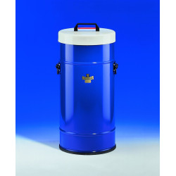 VASE DEWAR DURAN AVEC MANTEAU GALVANISE BLEU CAPACITE 21 LITRES