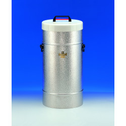 VASE DEWAR DURAN AVEC MANTEAU ALUMINIUM CAPACITE 14 LITRES