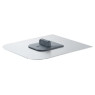 COUVERCLE EN ACIER INOX FORME PLATE, POUR BAINS JULABO B19, B27, BT19, BT27