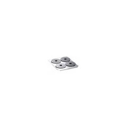 COUVERCLE PLAT EN ACIER INOX 4 ORIFICES POUR BAIN-MARIE PURA 10