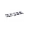 COUVERCLE PLAT EN ACIER INOX 10 ORIFICES POUR BAIN-MARIE PURA 30