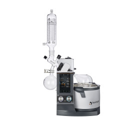 EVAPORATEUR ROTATIF HEIDOLPH HEI VAP ULTIMATE CONTROL VERRERIE PLASTIFIEE G6 VERTICALE POUR DISTILLATION A REFLUX ELEVATEUR MOTORISE