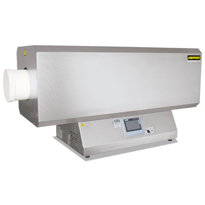FOUR TUBULAIRE HORIZONTAL COMPACT NABERTHERM SERIE R 50/12/B410 TEMPERATURE MAX 1200°C