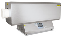 FOUR TUBULAIRE HORIZONTAL COMPACT NABERTHERM SERIE R 120/500/12/B410 TEMPERATURE MAX 1200°C