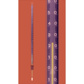 THERMOMETRE A LIQUIDE GRADUATION 1°C AVEC RODAGE 14/23, LONGUEUR TIGE 75 mm